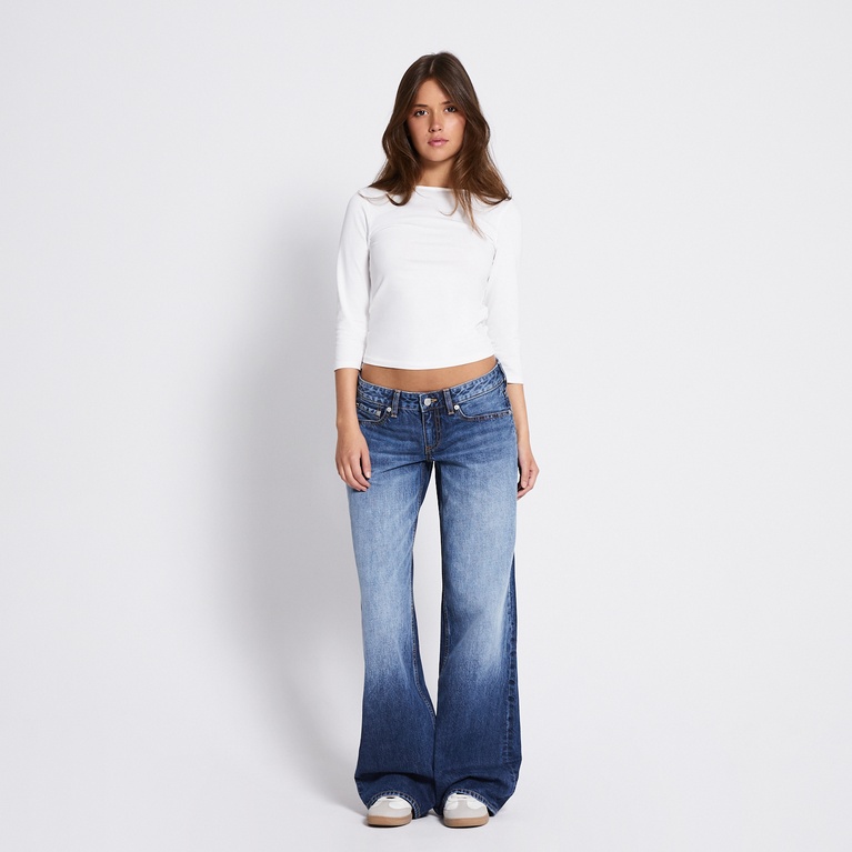 Low waist wide jeans "Anarchy"